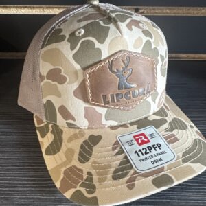 Harvest Duck Camo hat – Richardson 112PFP with Lip Curl Scents leather patch